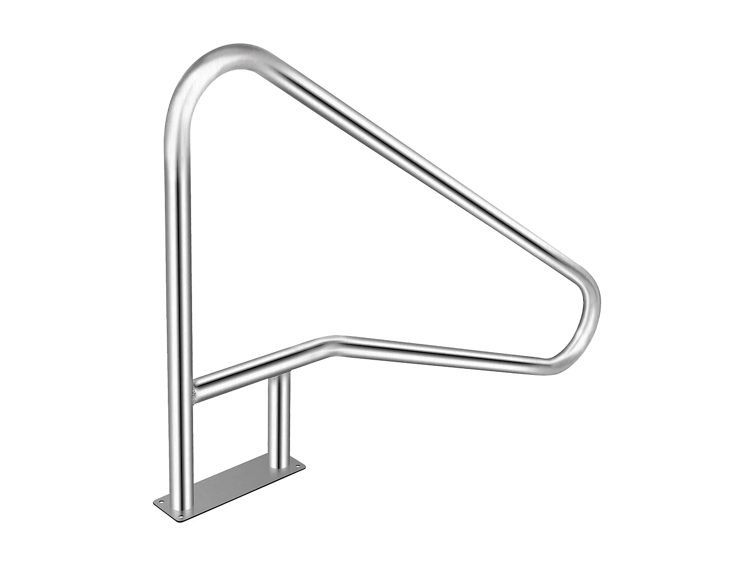 Rampe de Piscine SucceBuy Pool Rail 54x36" Balustrade de Piscine en Acier Inoxydable avec Couvercle à Poignée