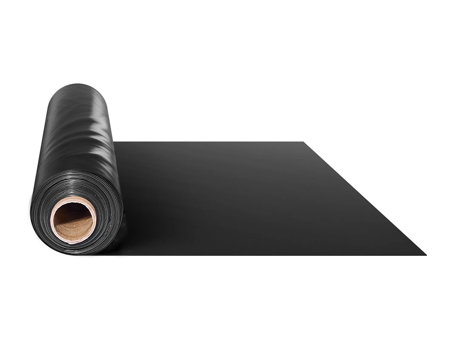 Toile de Paillage, SucceBuy Rouleau de Feuille de Plastique 10 Mil 1.52  × 30.48 m en Polyéthylène Robuste Noir