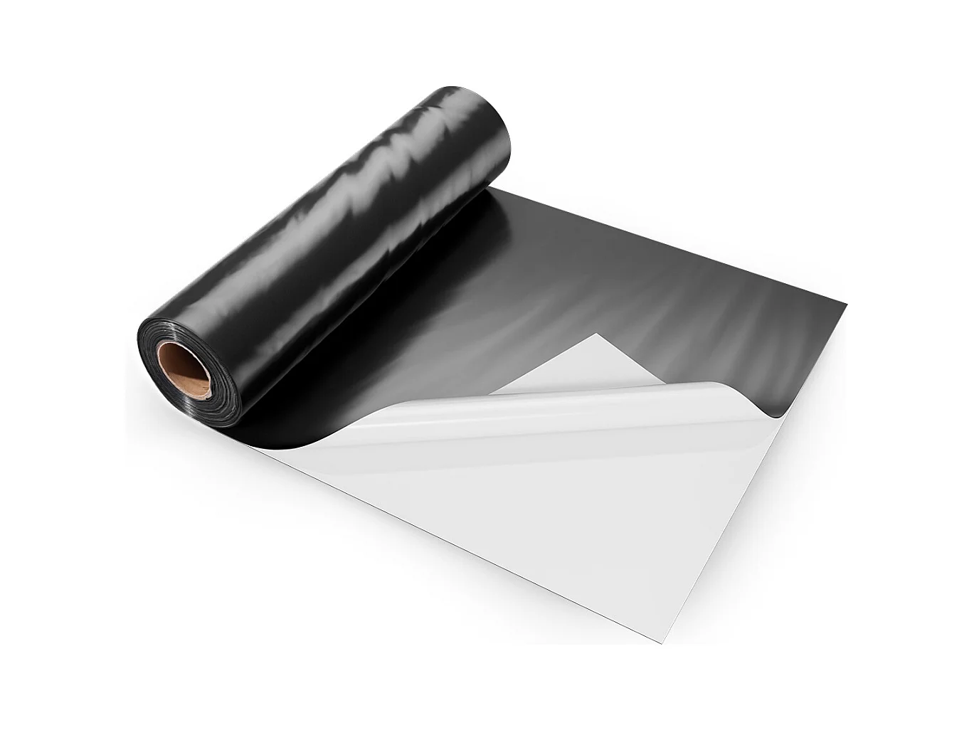 SucceBuy 10 Mil Kunststoff-Planenrolle 10' x 100', Schwarz und Weiß, strapazierfähig