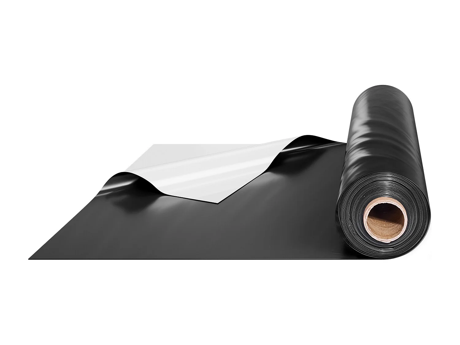 Rouleau de Bâche en Plastique SucceBuy 10 Mil 3,05 × 30,48 m, Noir et Blanc très Résistant