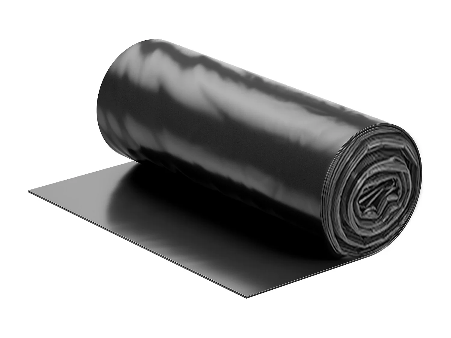 4 Mil Kunststoff-Planenrolle SucceBuy, 3 x 50 Fuß, Strapazierfähiges Schwarzes Polyethylen