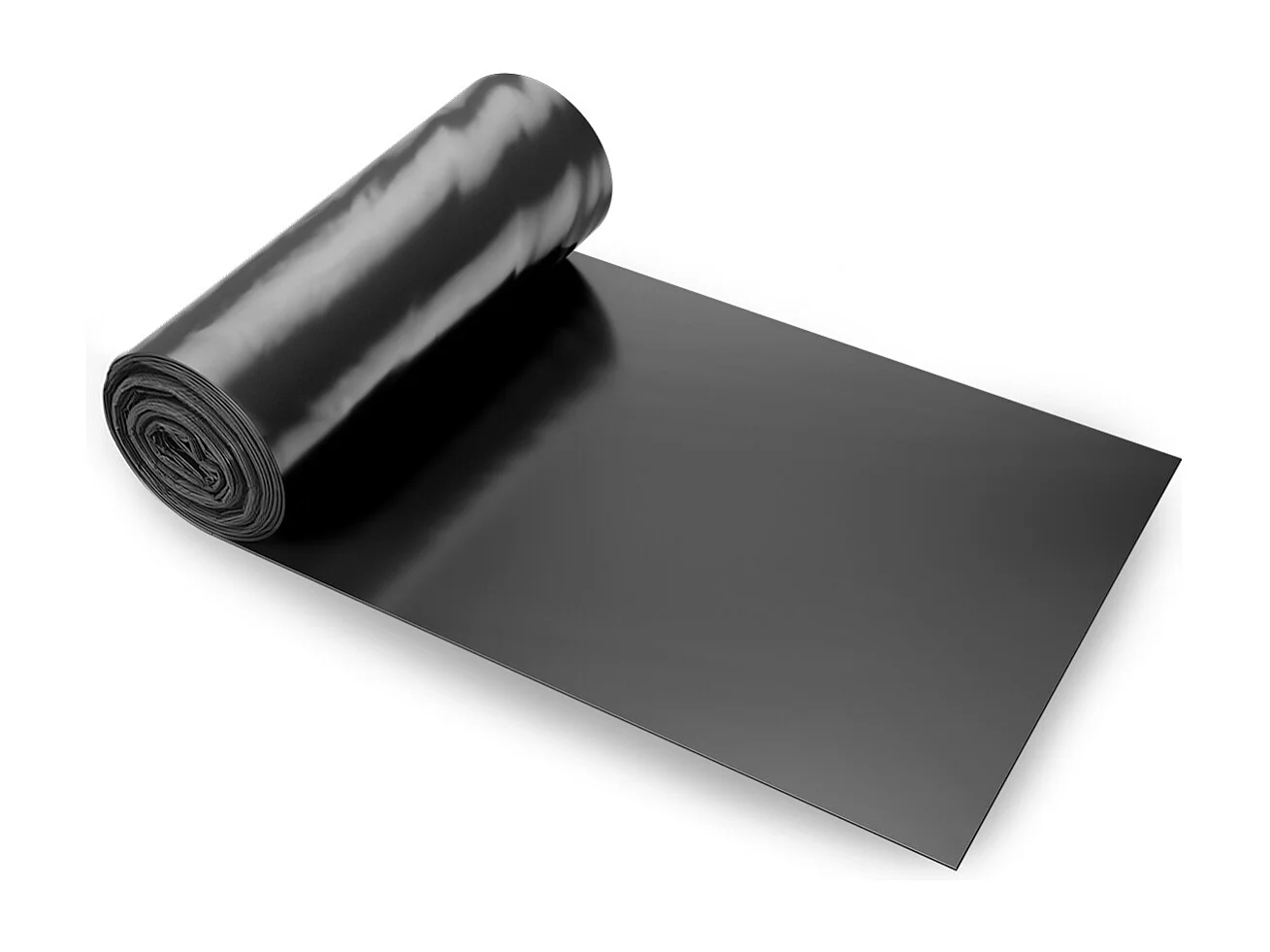 Toile de Paillage, SucceBuy Rouleau de Bâche en Plastique 4 Mil,0,91  × 15,24m, Polyéthylène Noir Très Résistant