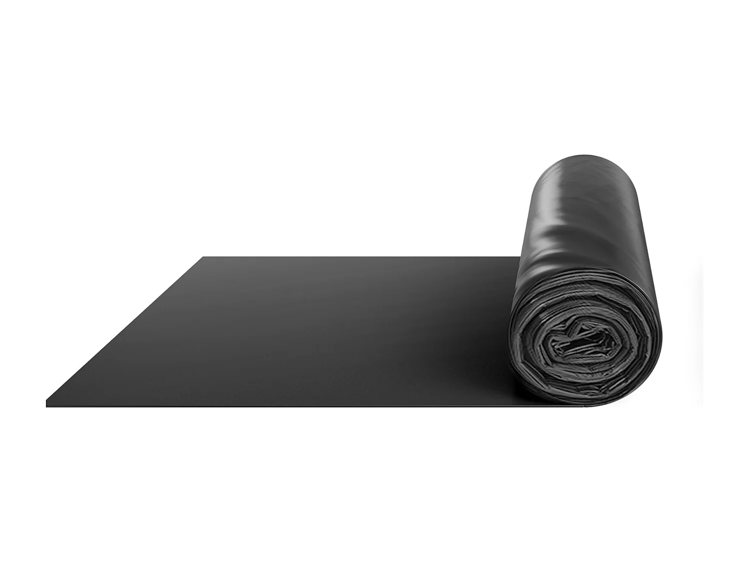 Toile de Paillage, SucceBuy Rouleau de Bâche en Plastique 4 Mil,0,91  × 15,24m, Polyéthylène Noir Très Résistant