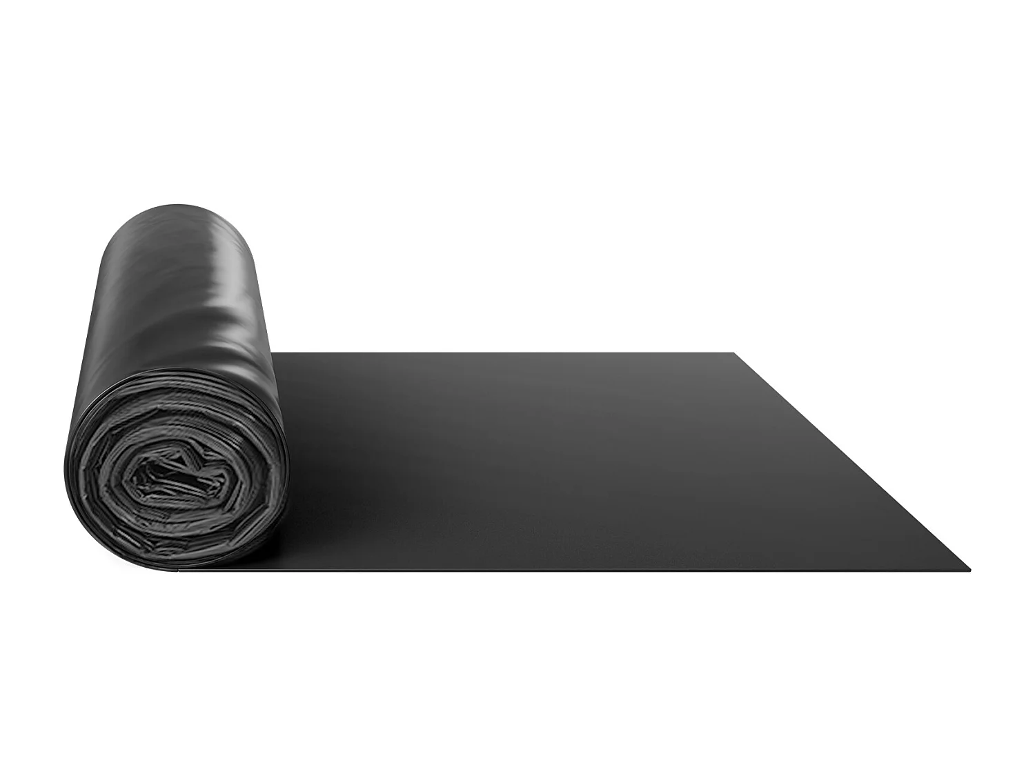 Toile de Paillage, SucceBuy Rouleau de Bâche en Plastique 4 Mil,0,91  × 15,24m, Polyéthylène Noir Très Résistant