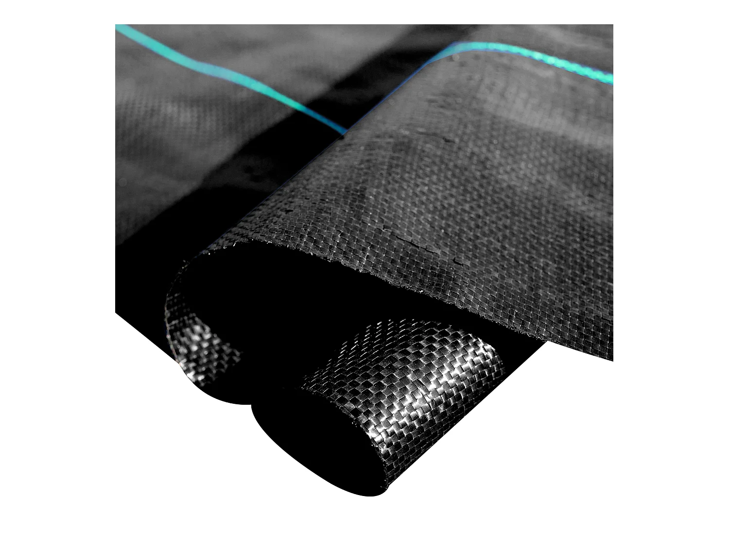 Toile de Paillage，SucceBuy 91.44 x 1.83 m Barrière Anti-mauvaises Herbes , Couvre-sol Tissé en PP Robuste