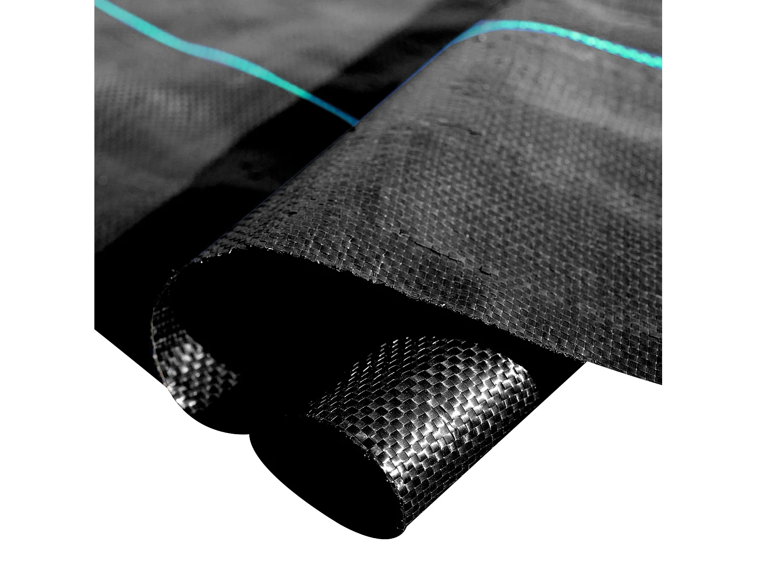 Toile de Paillage，SucceBuy 91.44 x 1.83 m Barrière Anti-mauvaises Herbes , Couvre-sol Tissé en PP Robuste