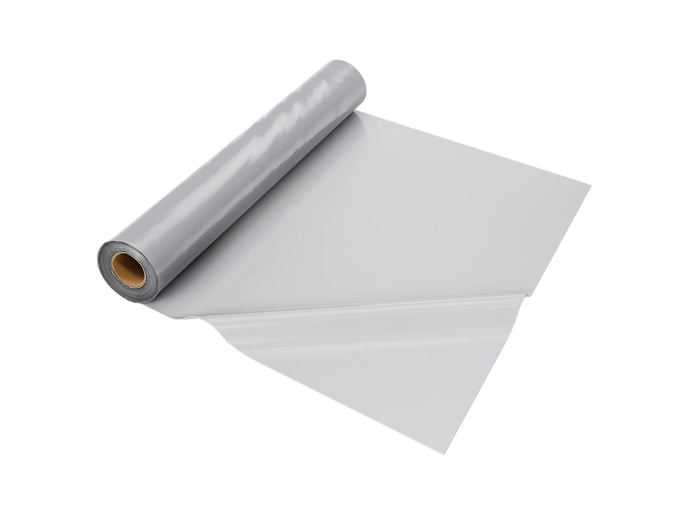 Rouleau de Feuille de Plastique SucceBuy 8 Mil 2 x 50 m en Polyéthylène Robuste Gris