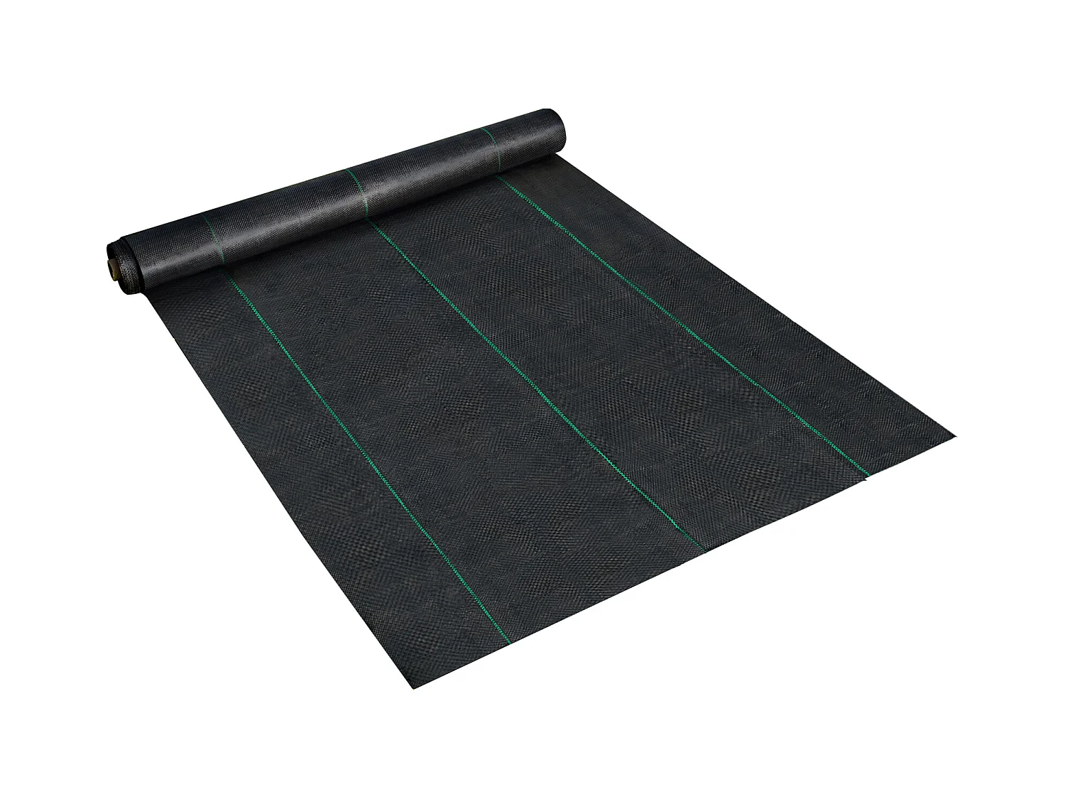 Toile de Paillage，SucceBuy 91.4 x 2 m Barrière Anti-mauvaises Herbes Robuste, 20.9kg, Couvre-sol Tissé Pour Paysage