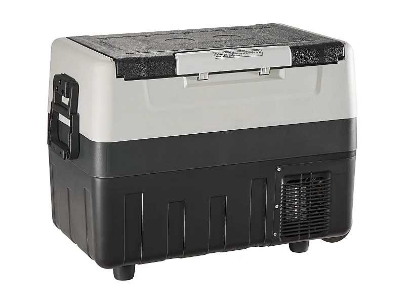 Portabler Kühl-Gefrierschrank SucceBuy 45L, 0,6 kW.h, 12/24 V, Doppelte Zone, für LKW Boot Camping