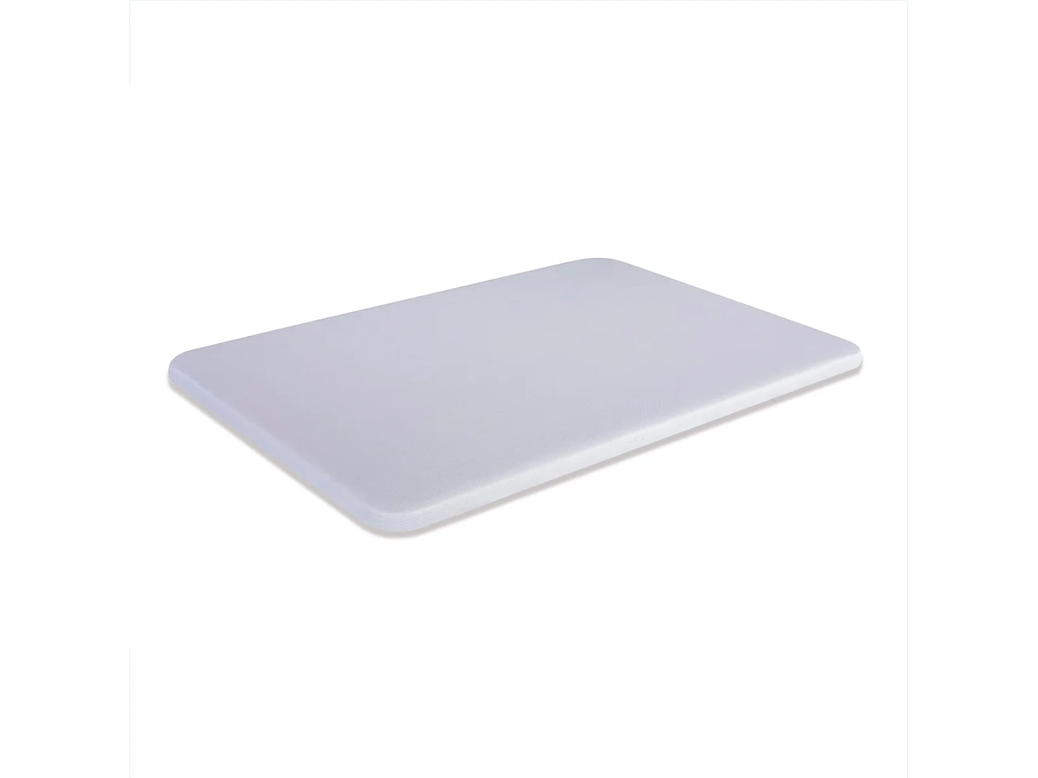 Base Tapizada Blanca 140 x 200 cm, DreamNite, Tejido 3D Antideslizante, Estructura 30x40mm, 5 Barras Transversales, Sin Patas