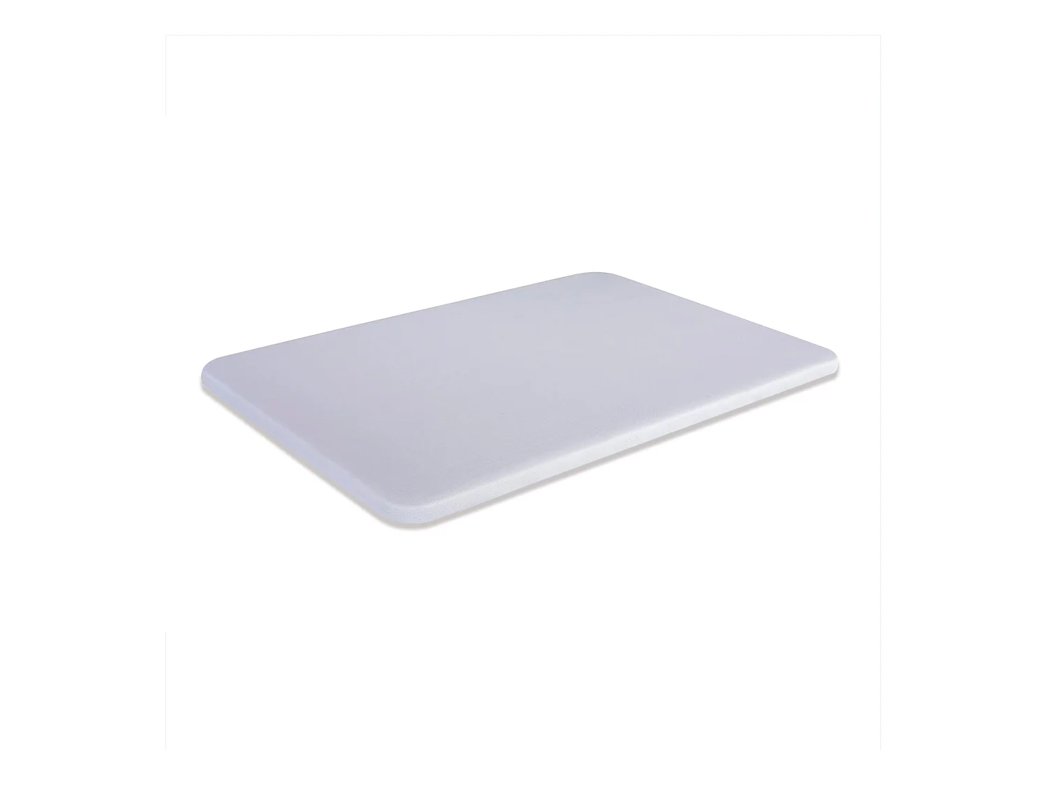 Base Tapizada Blanca 80 x 180 cm, DreamNite, Tejido 3D Antideslizante, Estructura 30x40mm, 5 Barras Transversales, Sin Patas