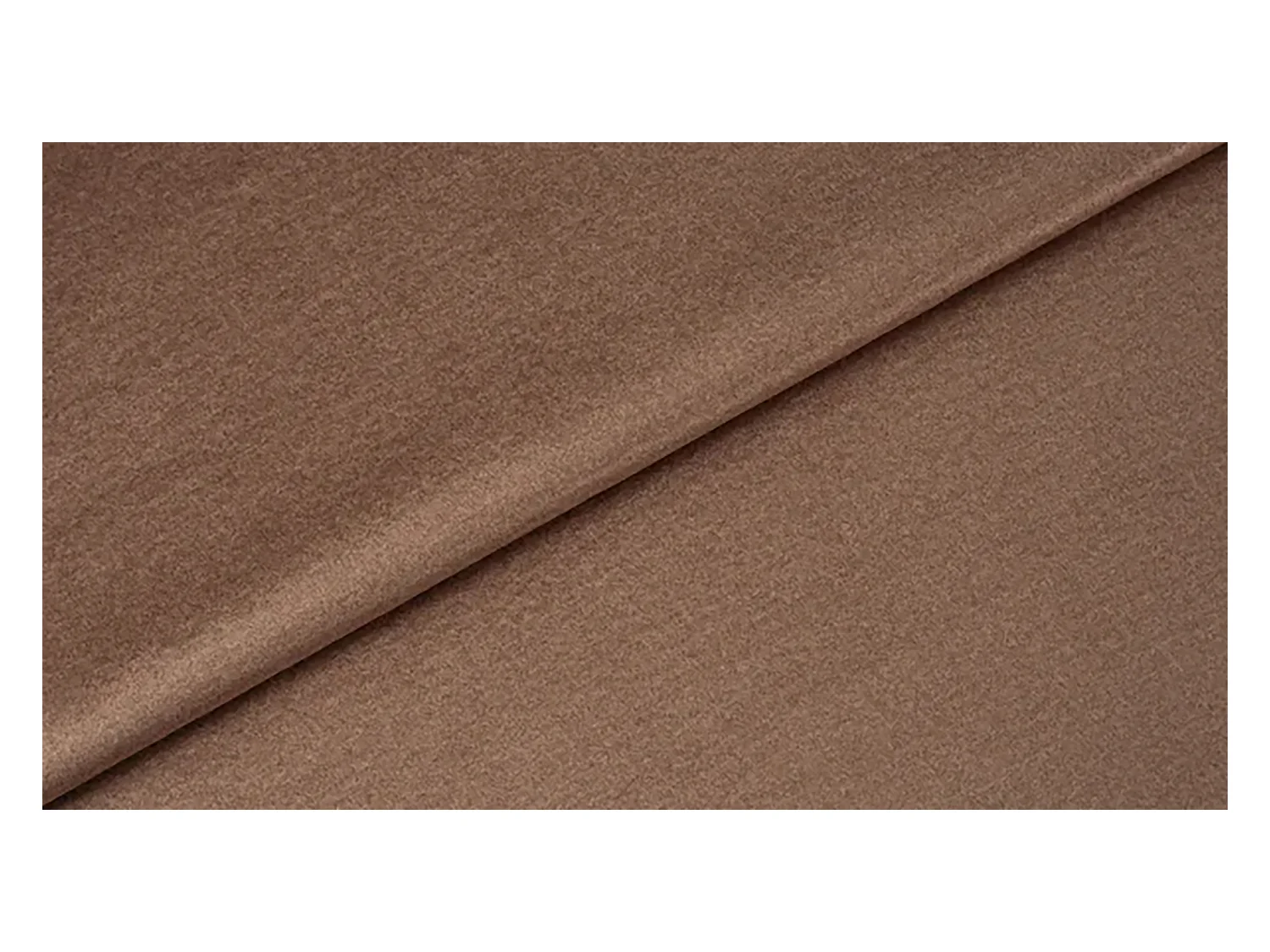 Letto imbottito MALAGA con testiera, tessuto MONOLITH, contenitore a pistoni, altezza 39 cm, 120×200 cm, Marrone chiaro