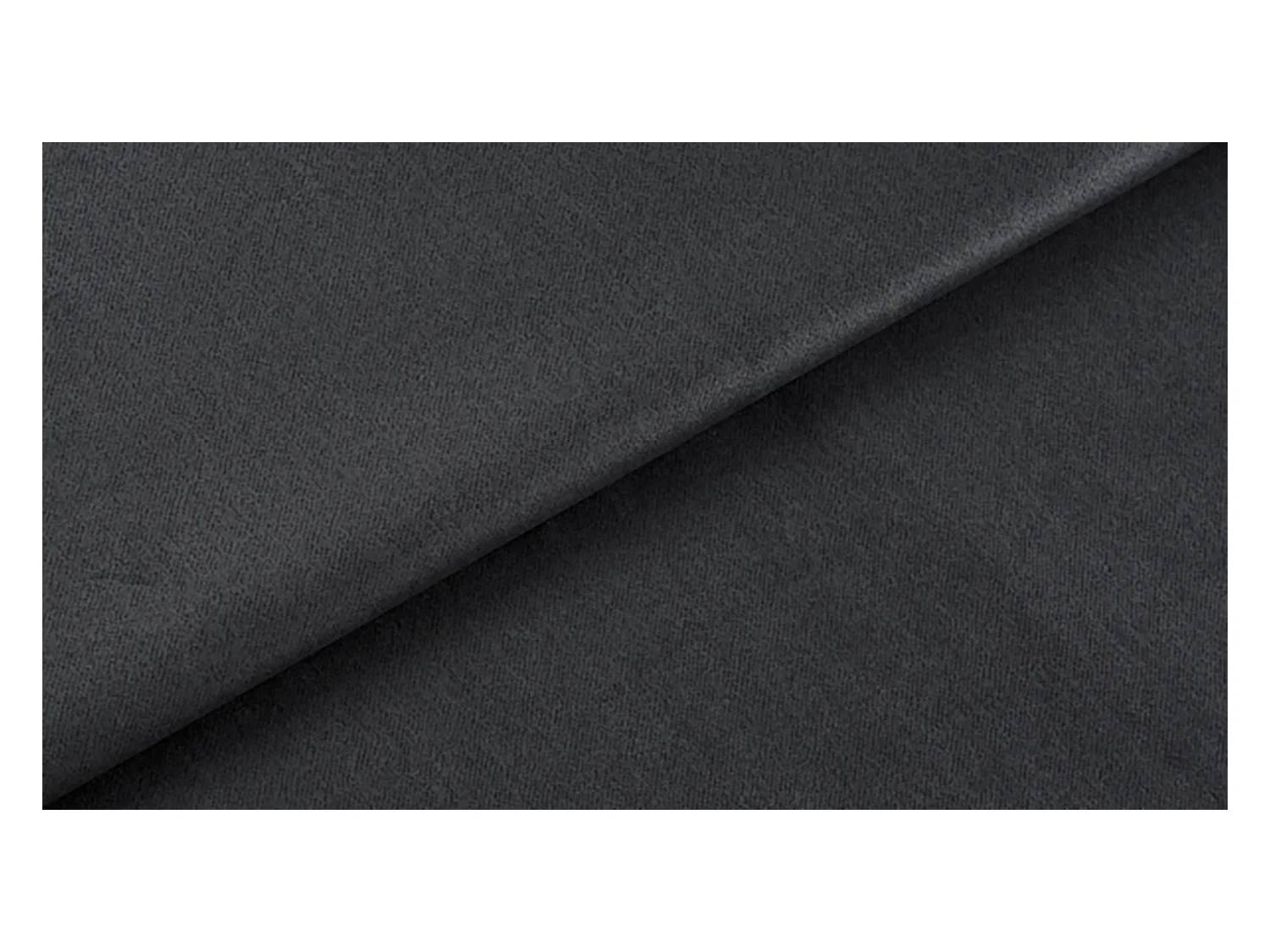 Cama estofada MALIBU, cabeceira acolchoada, tecido MONOLITH premium, baú com pistão a gás, altura confortável 39 cm, 180x200 cm, Antracite