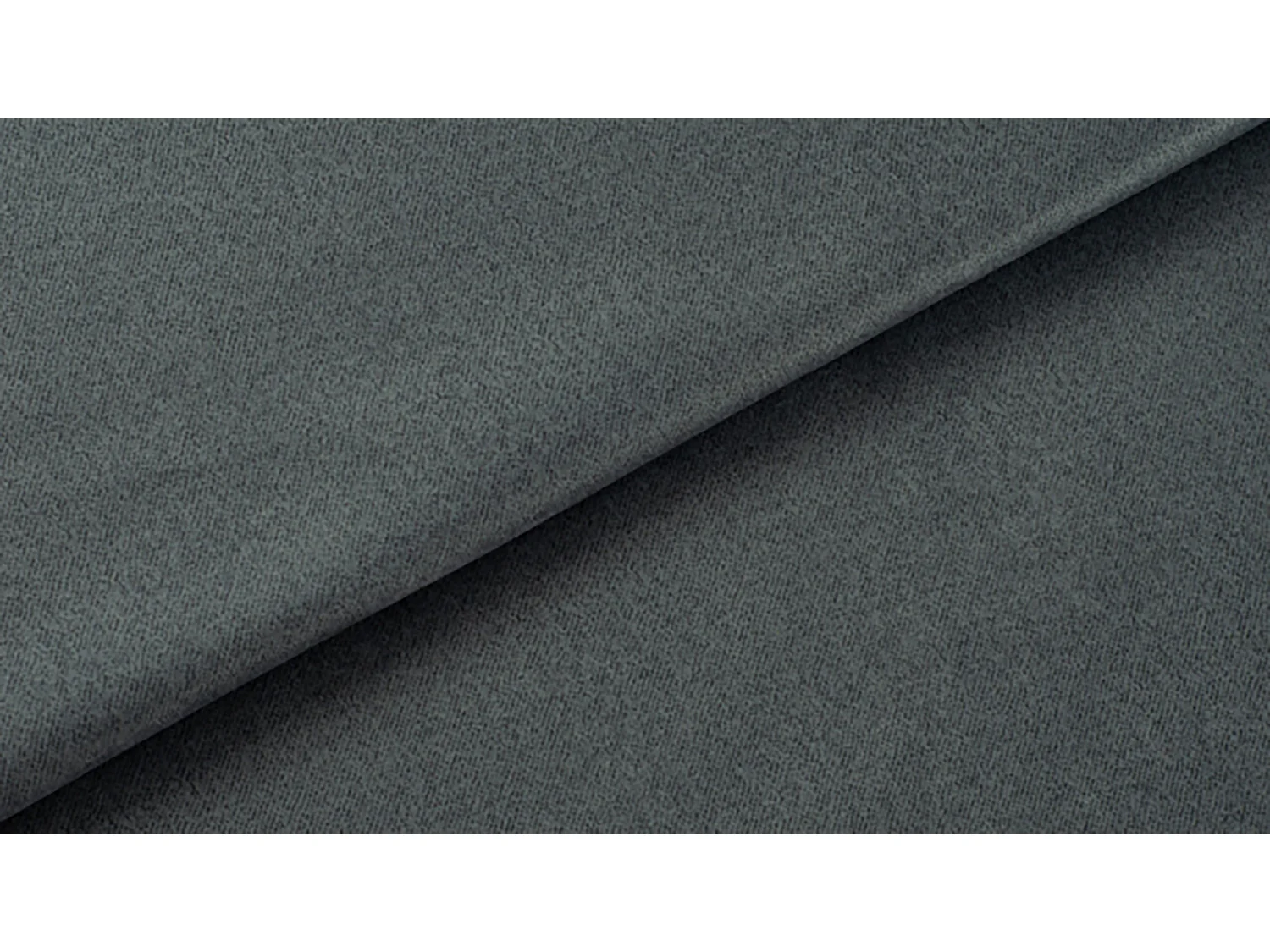 Letto imbottito MALIBU, testiera, rivestimento MONOLITH, box contenitore con pistone a gas, altezza letto 39 cm, 140x200 cm, Grigio