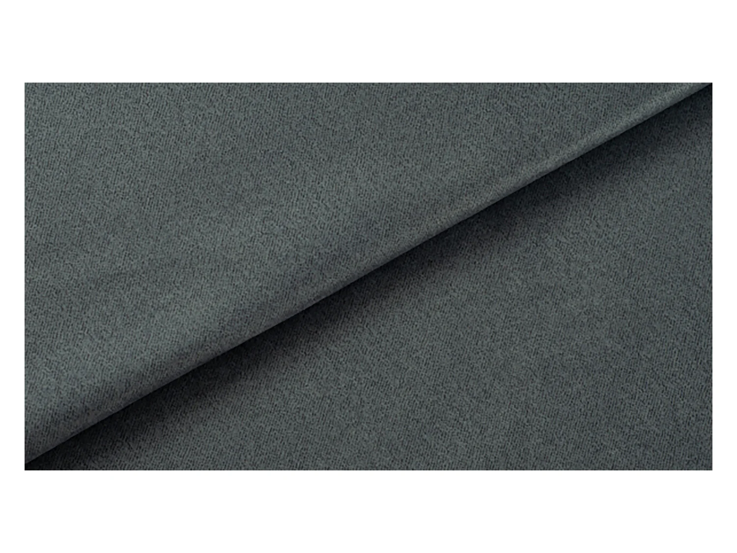 Letto imbottito MALIBU, testiera, rivestimento MONOLITH, box contenitore con pistone a gas, altezza letto 39 cm, 160x200 cm, Grigio