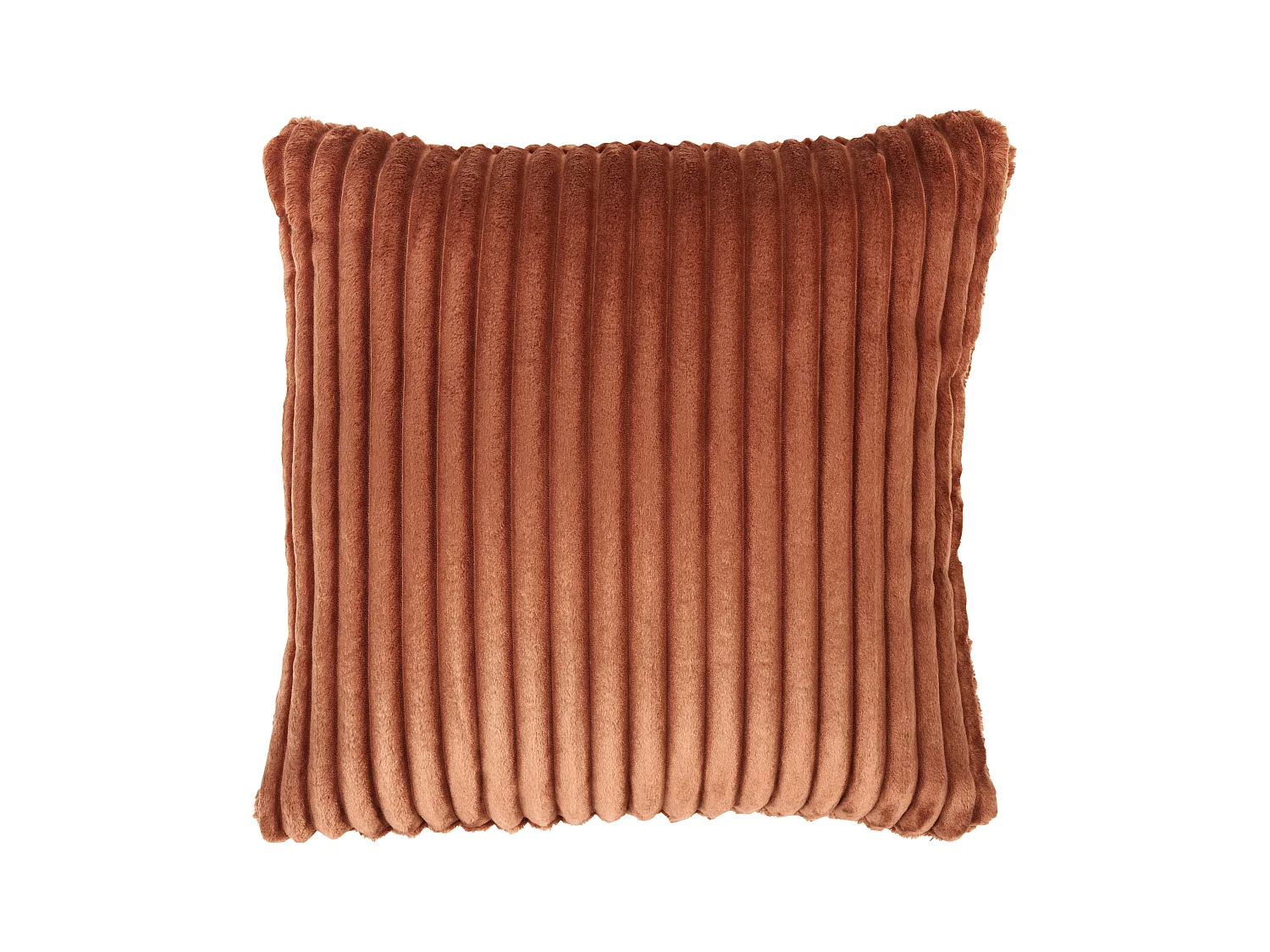 Canapé d'Angle à gauche en Velours Côtelé 3 Places Marron Stenum