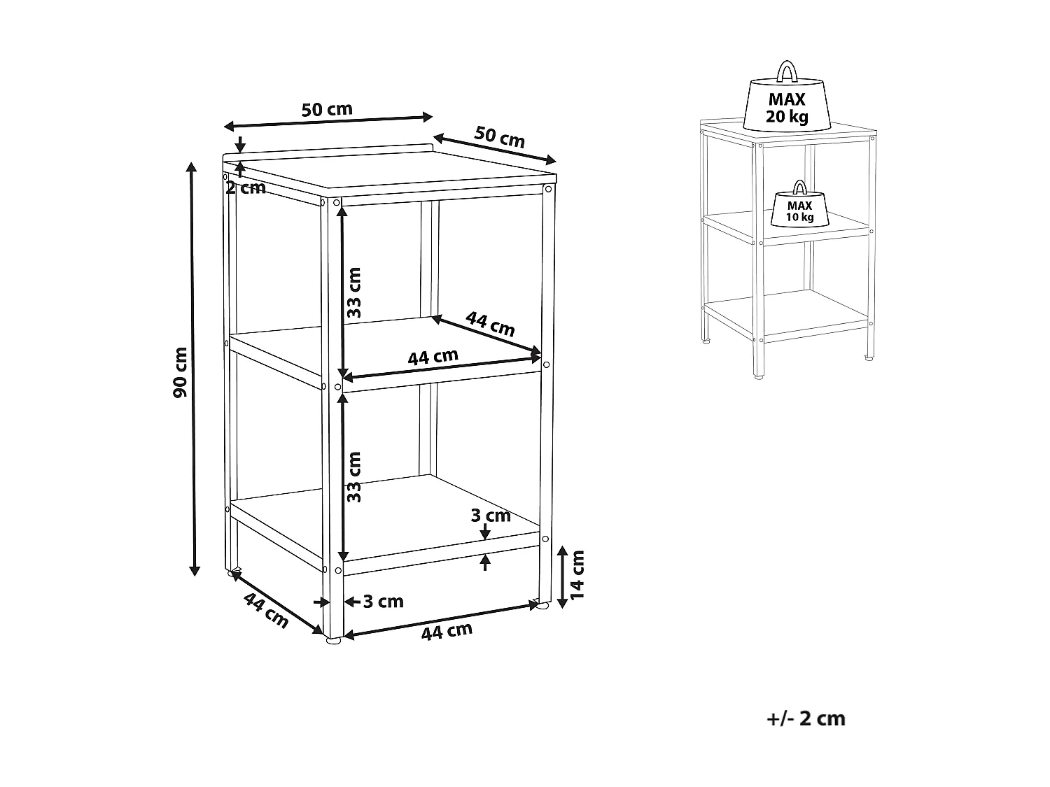 Ilot de cuisine extérieure VILAMA Vert