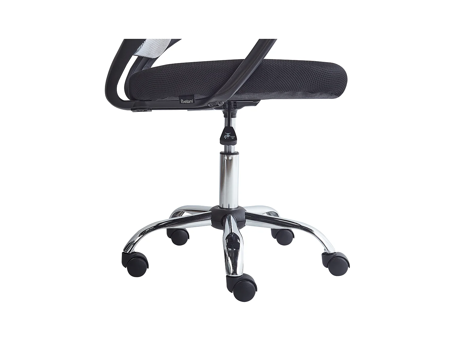 Bürostuhl drehbar SOLID Schwarz / Weiss