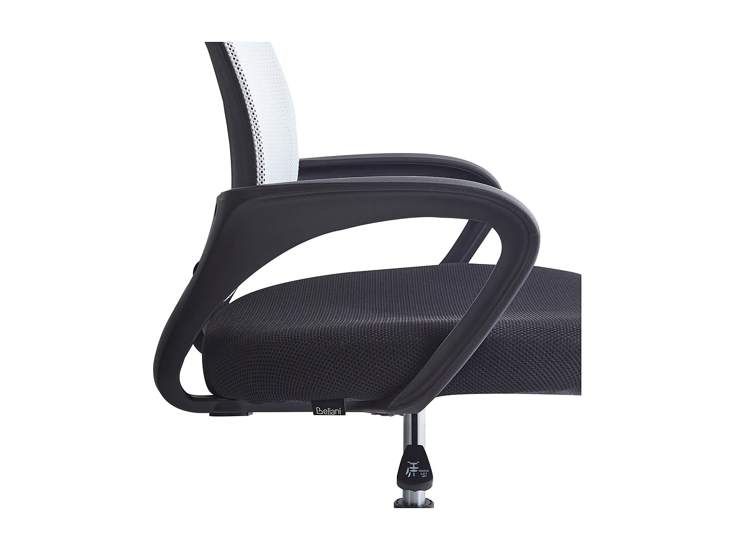 Chaise de bureau SOLID Noir/blanc