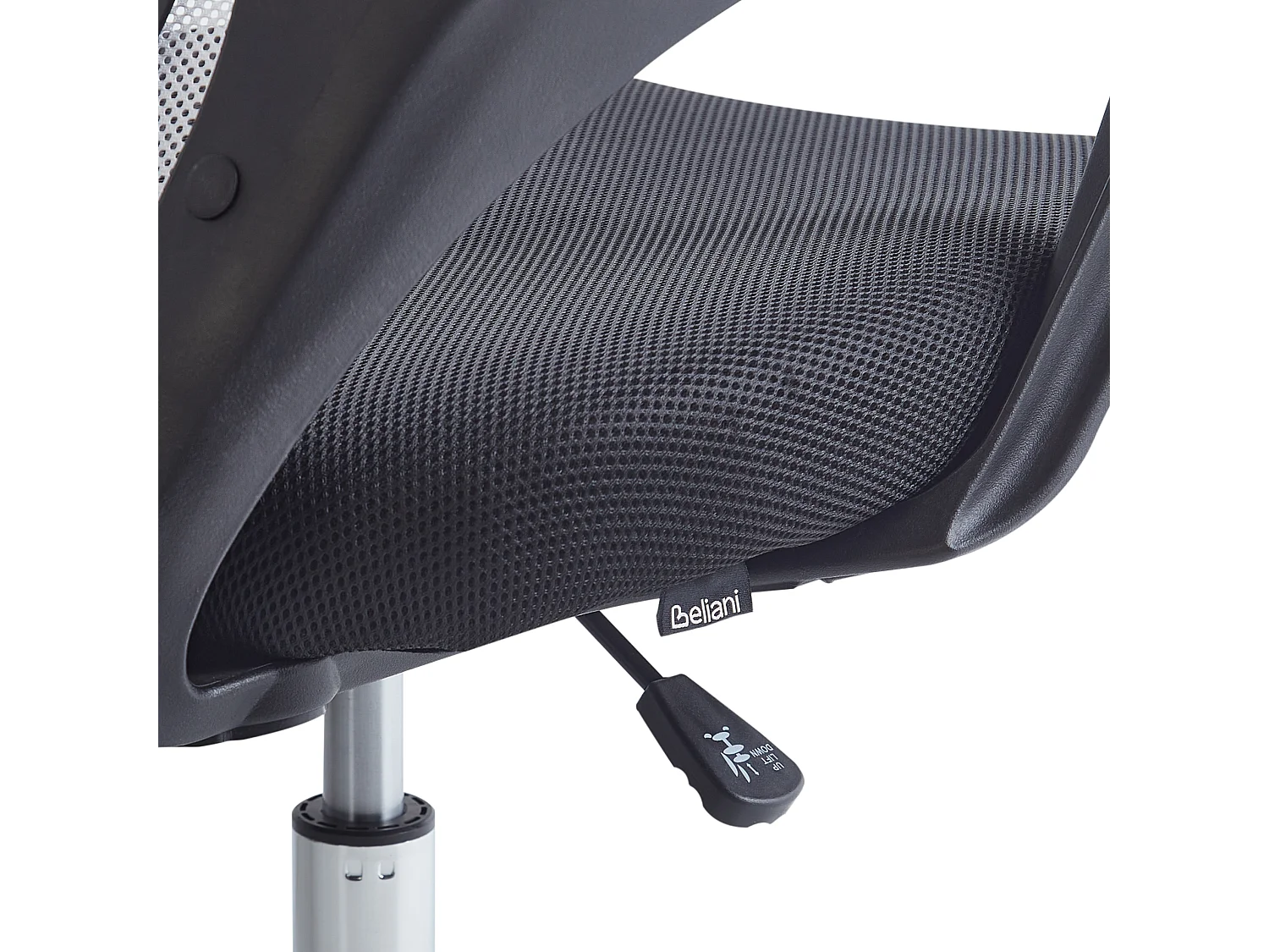 Bureaustoel Draaibaar SOLID Zwart/wit