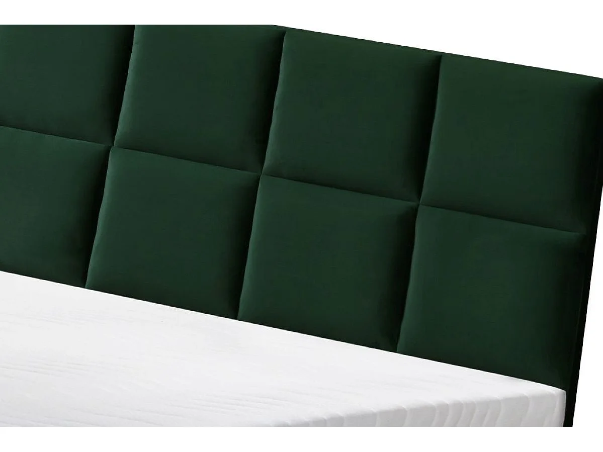 Boxspringbett Sizilien mit Bettkasten ohne Matratze Doppelbett, Polsterbett, 120 x 200 cm, grün