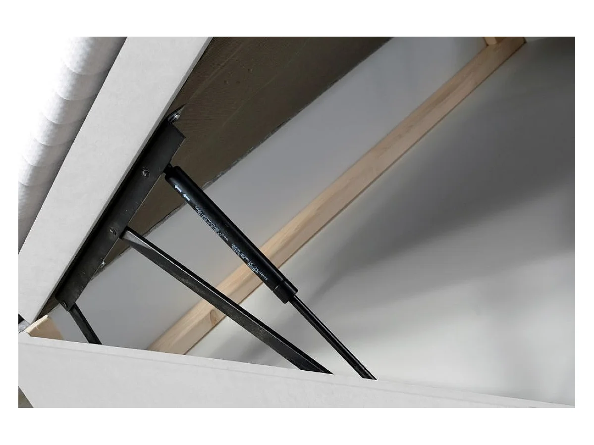 Boxspringbett Venezia mit Bettkasten ohne Matratze Doppelbett, Polsterbett 140 x 200 cm, blau