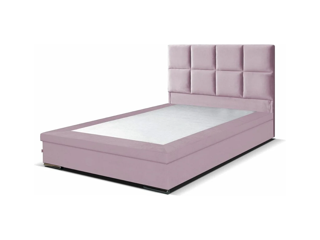 Boxspringbett Sizilien mit Bettkasten ohne Matratze Doppelbett, Polsterbett, 140 x 200 cm, rosa