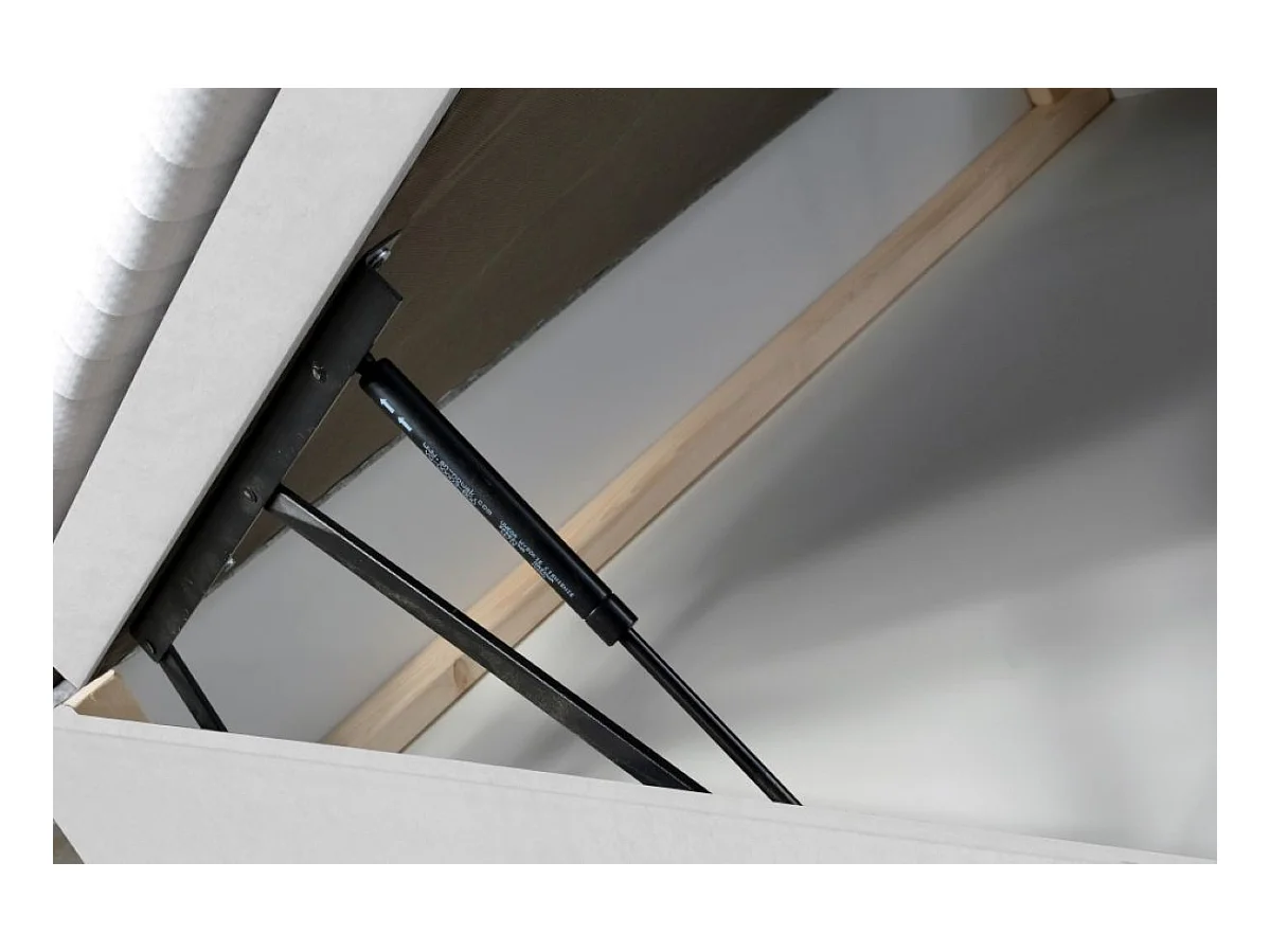 Boxspringbett Sizilien mit Bettkasten ohne Matratze Doppelbett, Polsterbett, 120 x 200 cm, blau