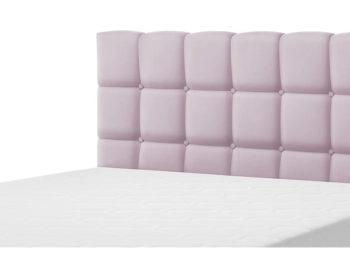Boxspringbett Venezia mit Bettkasten ohne Matratze Doppelbett, Polsterbett 160 x 200 cm, rosa