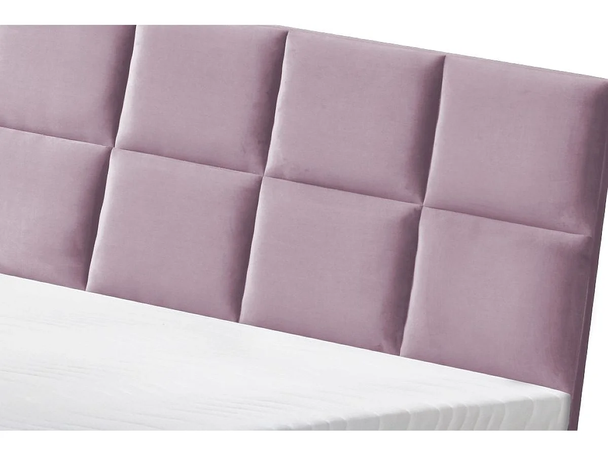 Boxspringbett Sizilien mit Bettkasten ohne Matratze Doppelbett, Polsterbett, 120 x 200 cm, rosa