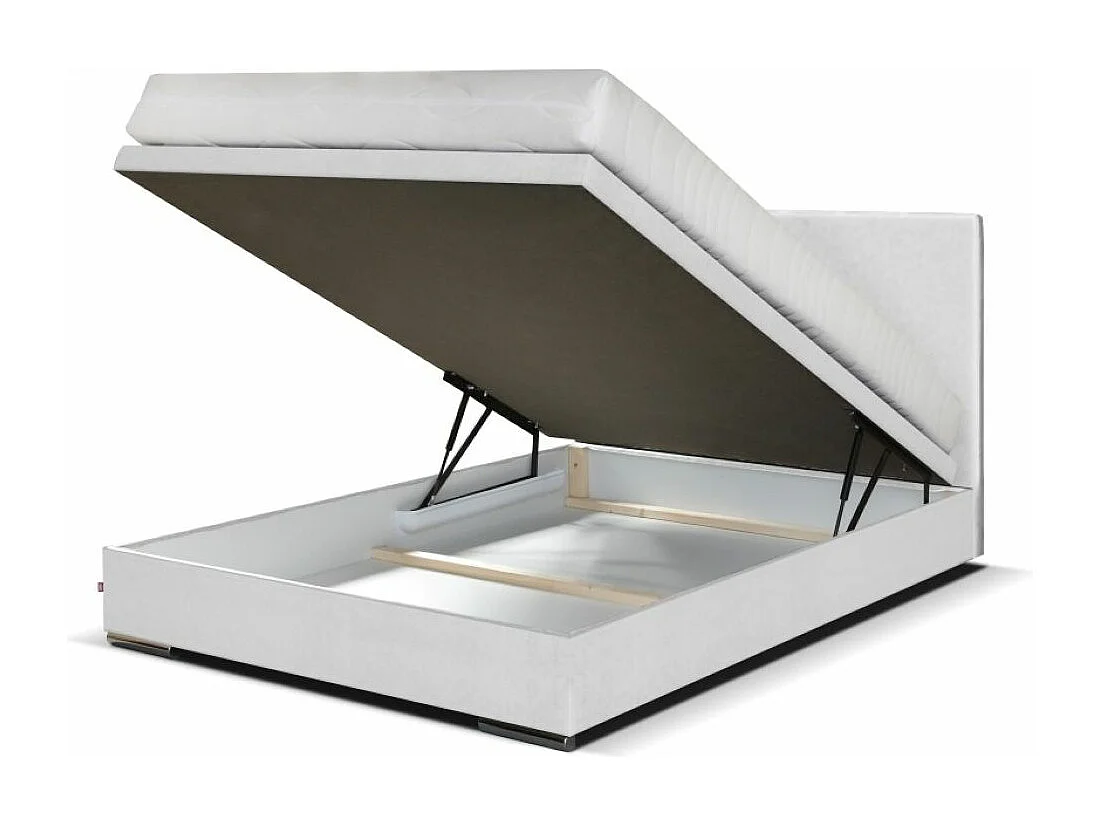 Boxspringbett Sizilien mit Bettkasten ohne Matratze Doppelbett, Polsterbett, 120 x 200 cm, rosa