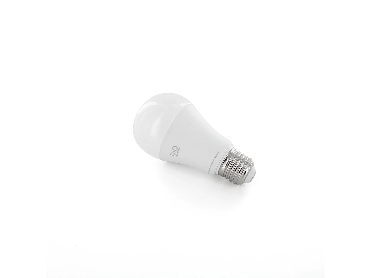 Ampoule LED connectée DiO 806lm - E27 - contrôle à distance - Blanc - Chacon