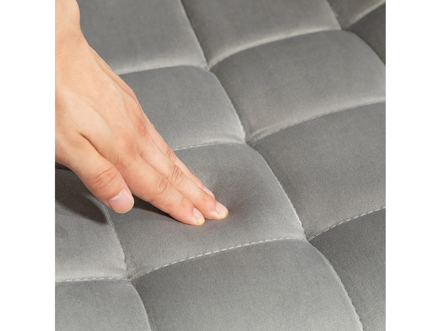 Chaise de bureau SVITA MICKY pour enfants, chaise de bureau réglable en hauteur, chaise pivotante, gris