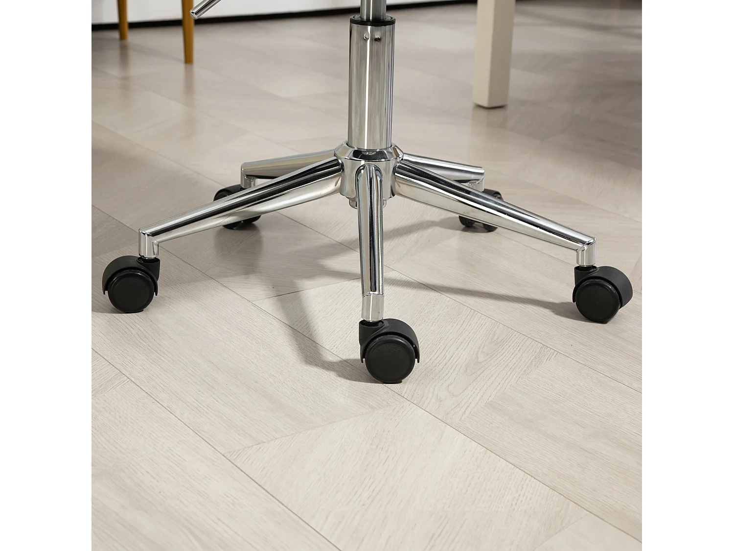 Chaise de bureau SVITA MICKY pour enfants, chaise de bureau réglable en hauteur, chaise pivotante, gris