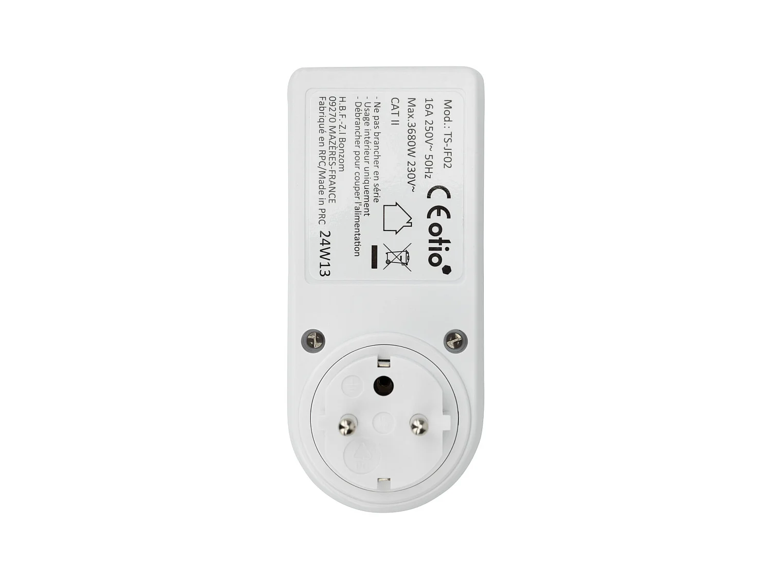 Kontroler zużycia energii elektrycznej Otio - 8 wskaźników - Biały