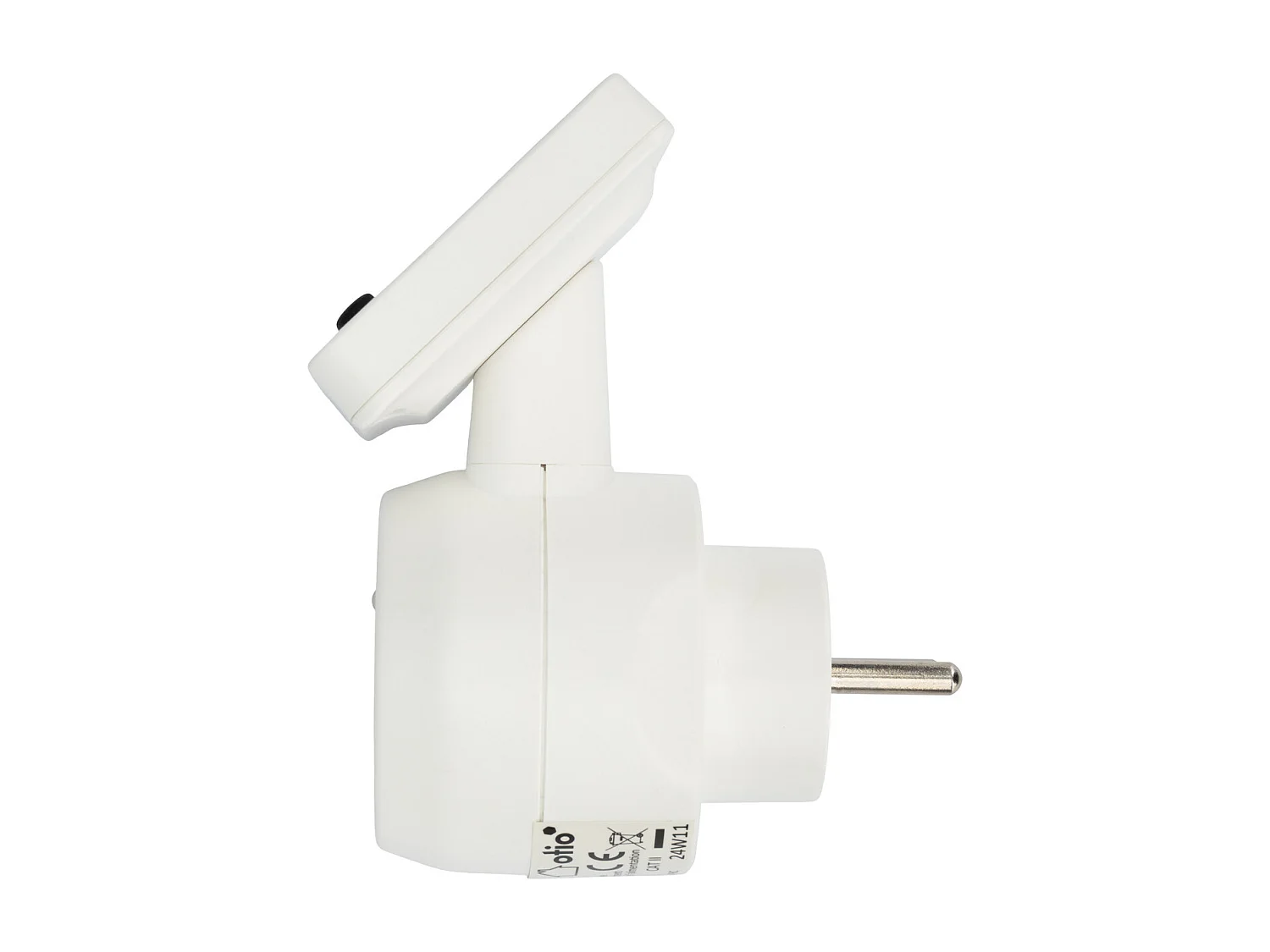 Contrôleur de consommation électrique 4 indicateurs - Blanc - Otio