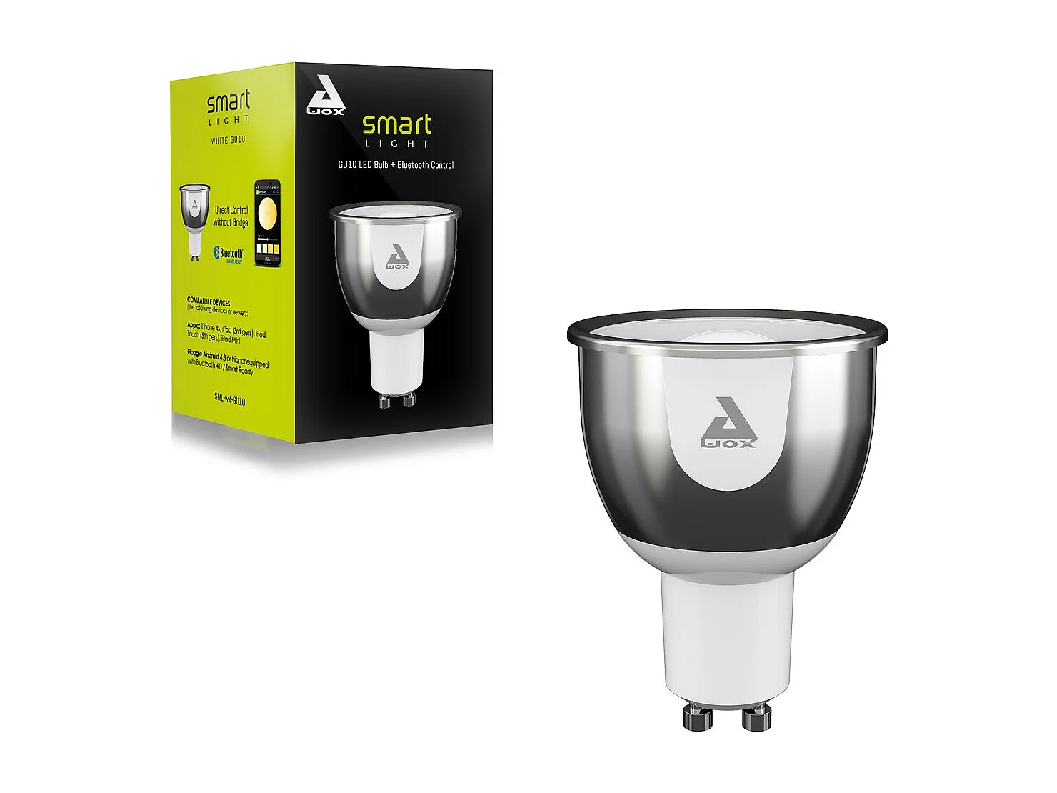 Ampoule LED Bluetooth GU10 - 4W - classe énergétique A+ - Chacon
