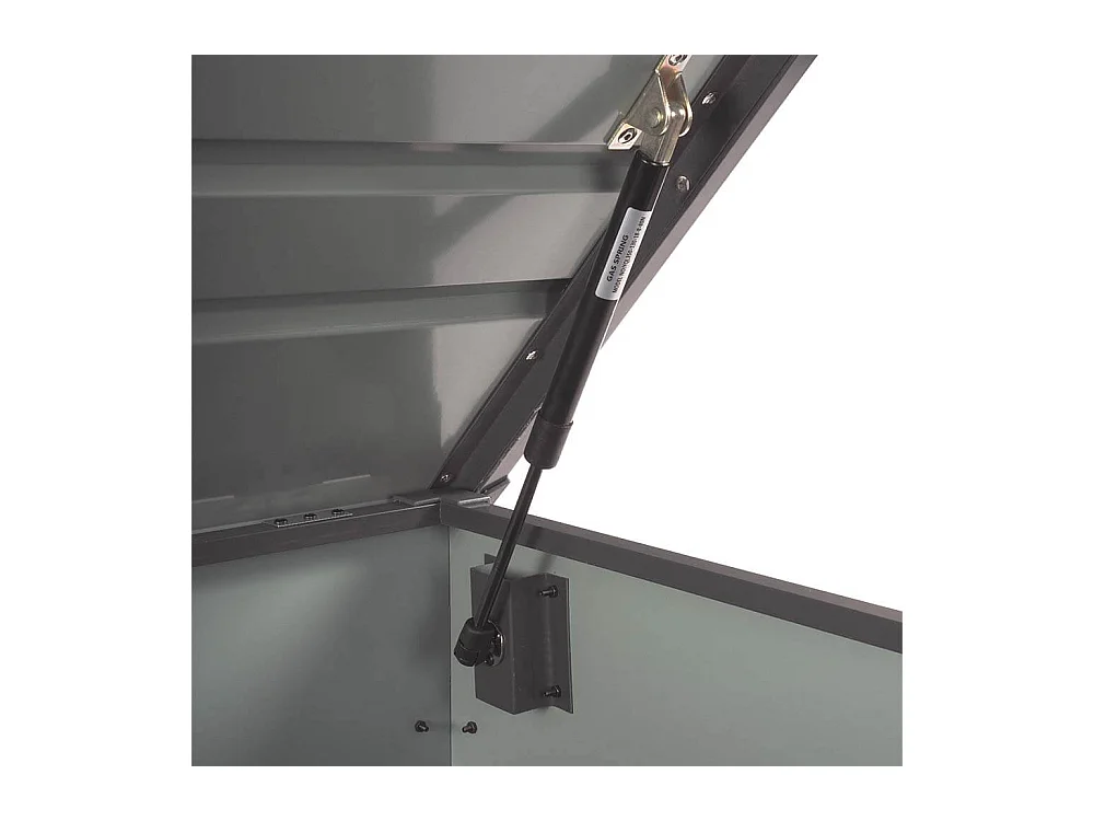 Home Deluxe - Boîte de rangement métallique MEGABOX XL - 126 x 56 cm 400l Anthracite