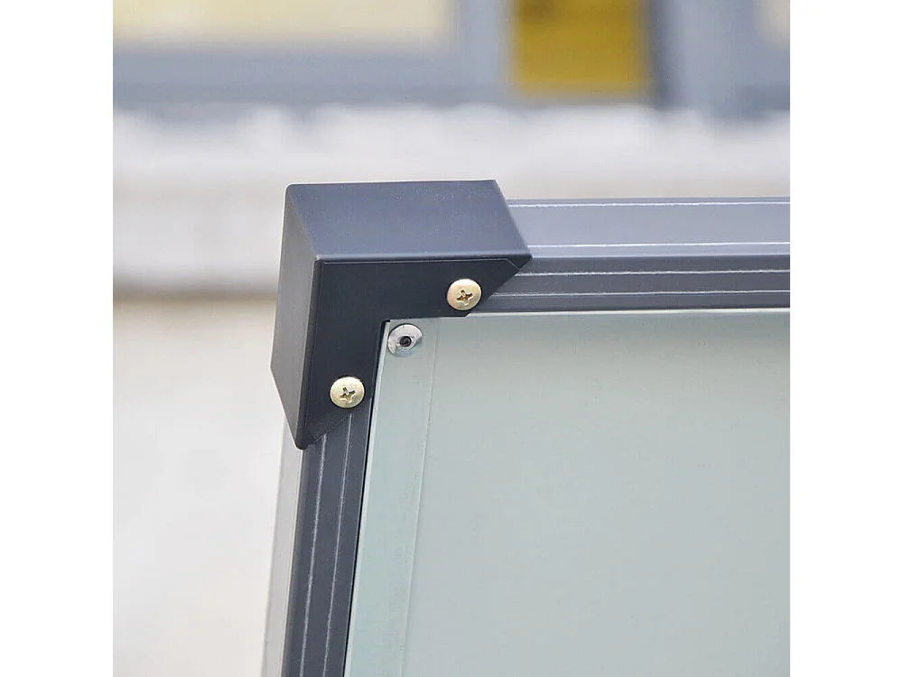 Home Deluxe - Boîte de rangement métallique MEGABOX XL - 126 x 56 cm 400l Anthracite