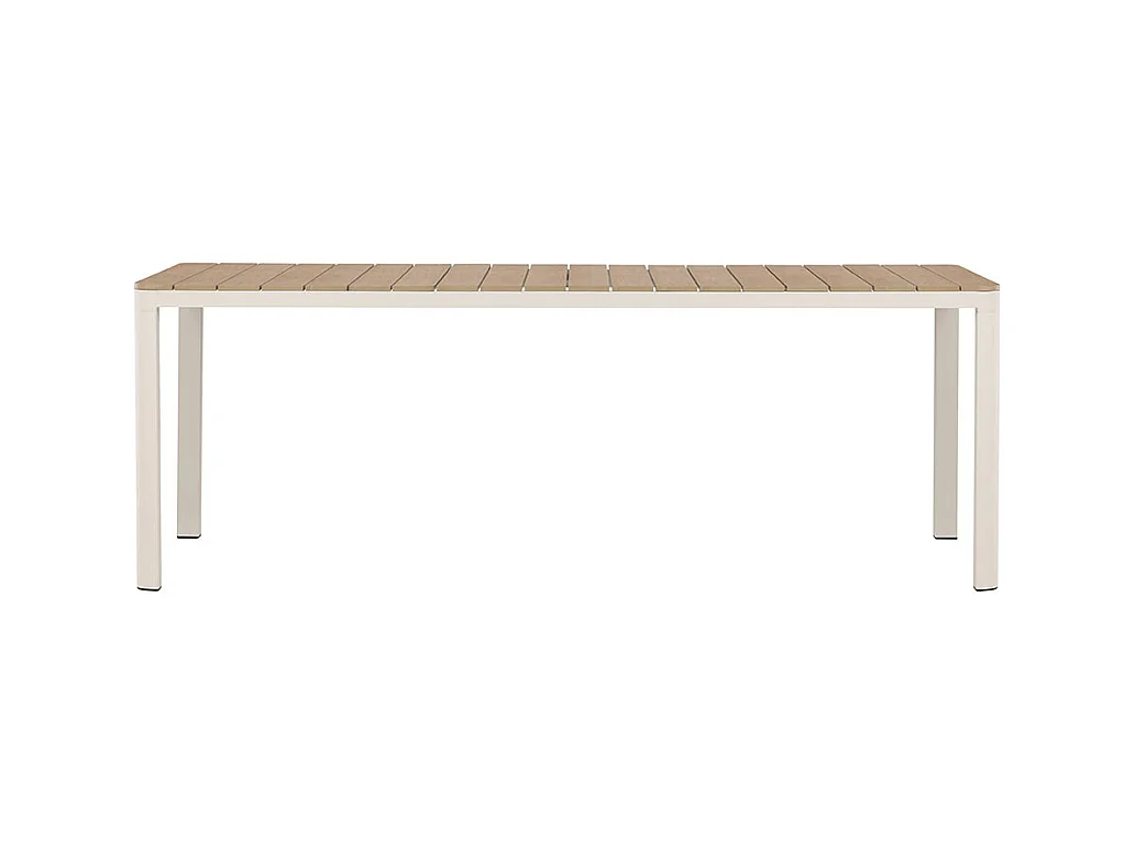Etna table de jardin beige.
