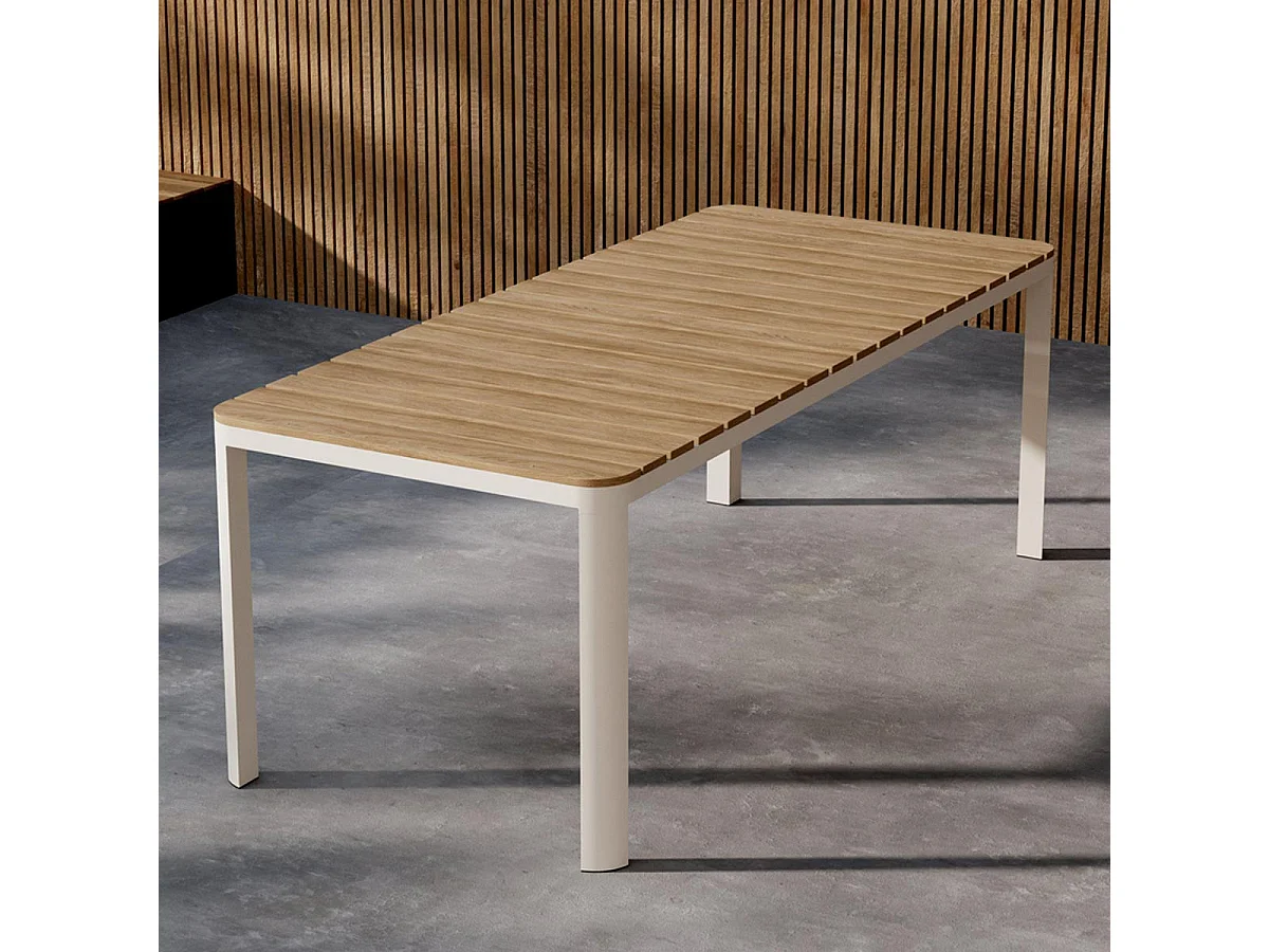Etna tuintafel beige.