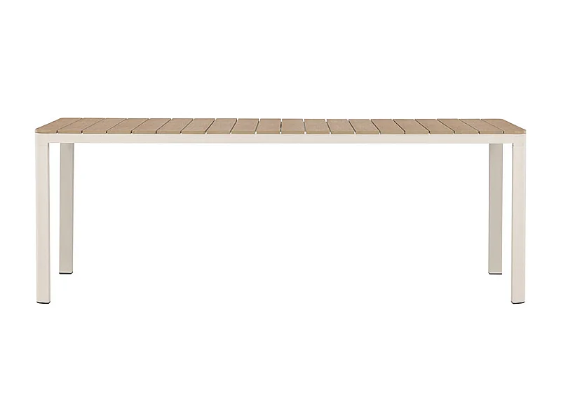 Etna table de jardin beige.