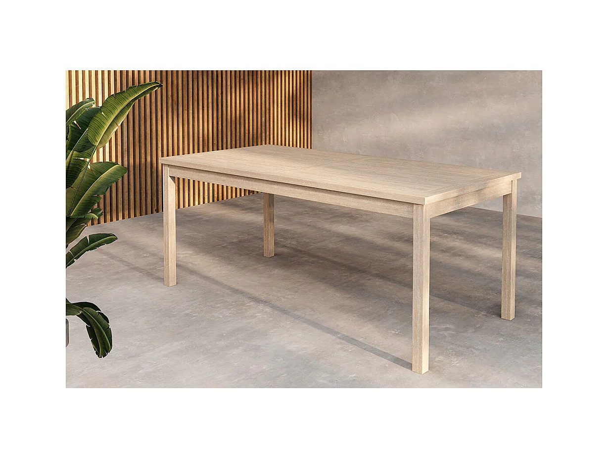 Kenya Gartentisch whitewash.