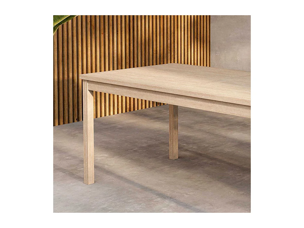 Kenya Gartentisch whitewash.