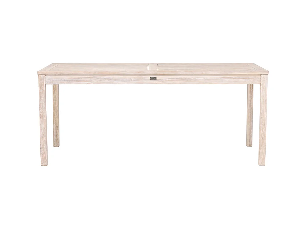 Kenya table de jardin whitewash.