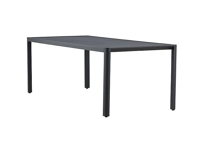 Table de Jardin "Giardini" 200cm Noir