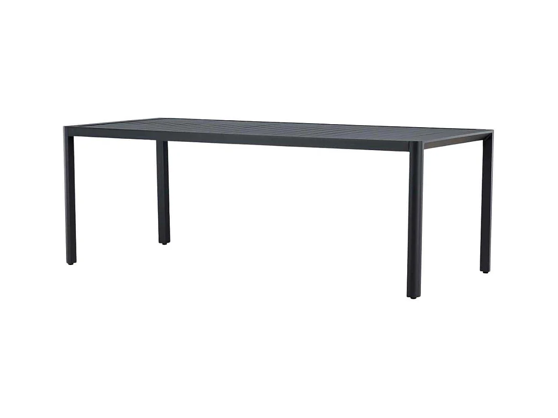Table de Jardin "Giardini" 200cm Noir