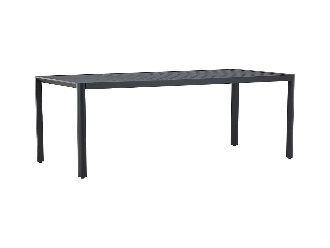 Table de Jardin "Giardini" 200cm Noir