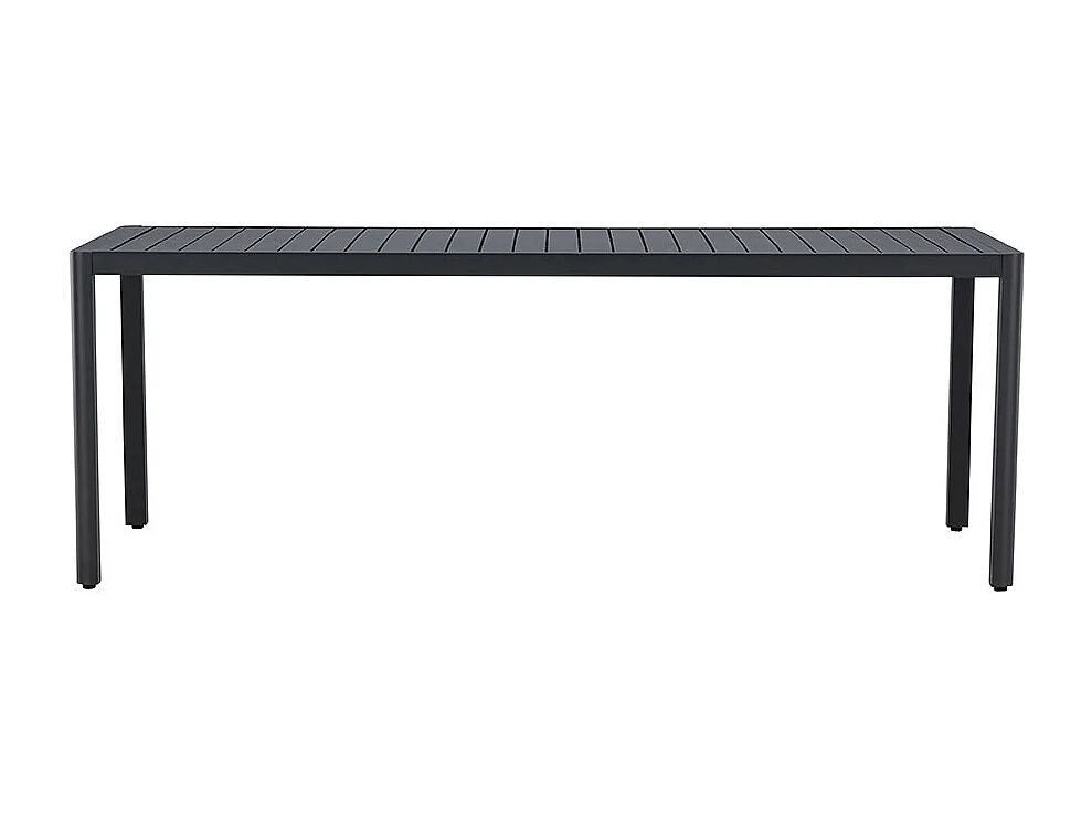 Table de Jardin "Giardini" 200cm Noir