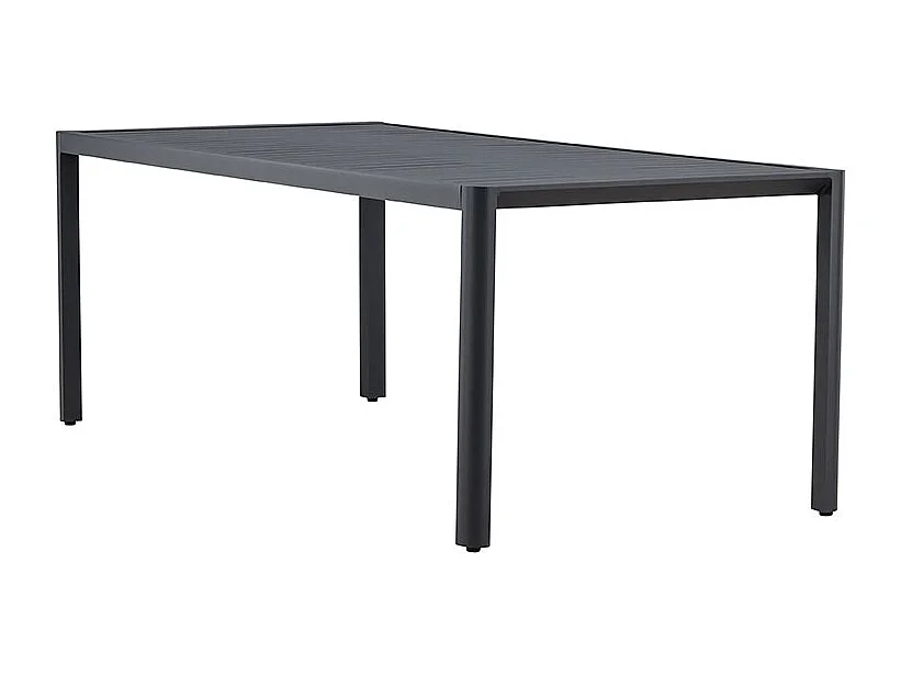 Table de Jardin "Giardini" 200cm Noir
